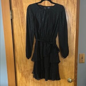 Black Dress with Belt